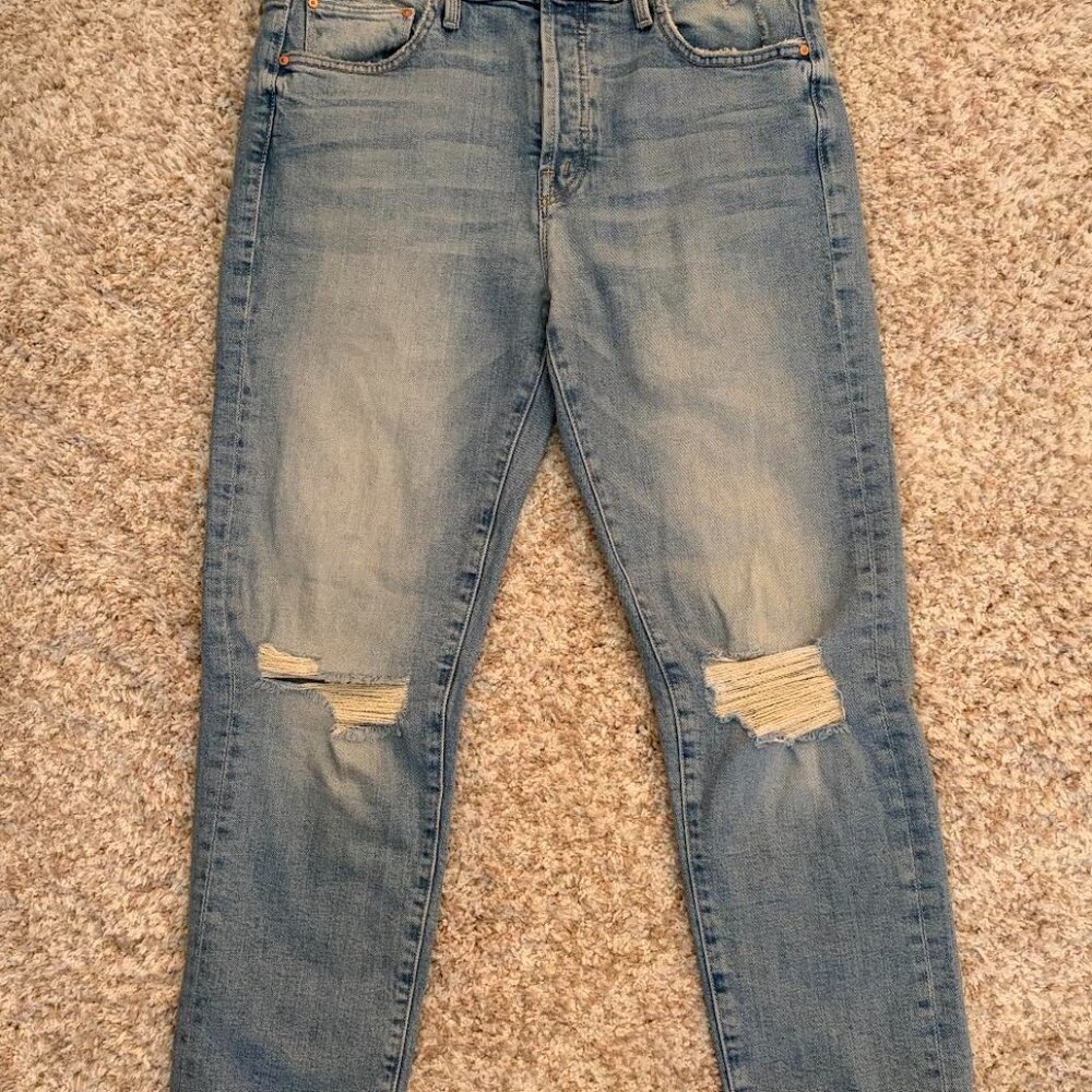 Mother The Scrapper Ankle Bless you Again Jeans 28